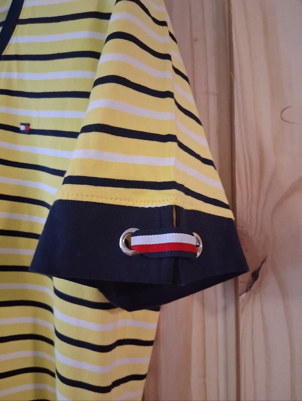 Tommy Hilfiger Striped T-Shirt Dress Sz L NWT - Picture 3 of 4